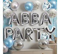 LaVenty ABBA Party Decorations Disco Balloons Mamma Mia Themed Balloons