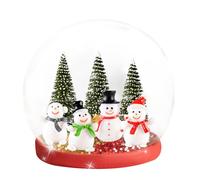 LaVenty Christmas Miniature Ornament Kits for DIY Tiny Christmas Figures Tree Snowman Centerpiece Table Decoration for Christmas Village House Gift Craft