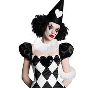 LaVenty Elizabethan Dickens Ruff Neck Clown Collar Elizabeth Wrist Ruffs