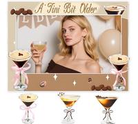 LaVenty Espresso Martini Decor A Tini Bit Older Birthday Tiny Bit Older Party Supplies Espresso Martini Birthday Decorations Espresso Party Photo Booth Props Frame