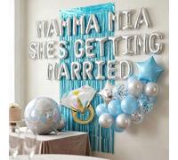 LaVenty Mamma Mia Bachelorette Decor 70s Last Disco Party Supplies for Bridal Celebration