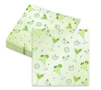 LaVenty Margarita Napkins Mexican Bachelorette Fiesta Decorations Margarita Napkins Tini Bit Older Birthday Party Tablescape Extra Dirty Dinner Setting Casino Bach Decor