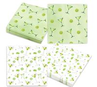 LaVenty Martini Cocktail Napkins Margarita Napkins Mexican Bachelorette Fiesta Decorations Margarita Napkins Tini Bit Older Birthday Party Tablescape Extra Dirty Dinner Setting Casino Bach Decor