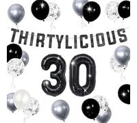 LaVenty Mens 30th Birthday Decoration Talk 30 to Me Decoration Talk Thirty To Me Banner Dirty 30 Birthday Decoration