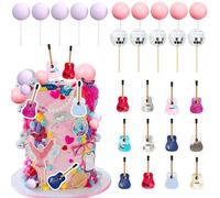 LaVenty Singer Birthday Cake Decoration Party Decorations Birthday Girls Theme Photo Backdrop Era Party Music Fans Lover Party Supplies