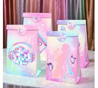 LaVenty Singer Theme Birthday Party Supplies Singer Theme Party Favor Bags Gift Bags Kids Candy Treat Bag for Birthday Wedding Bridal Shower