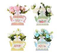 LaVenty Small Size Tea Party Decorations Flower Boxes