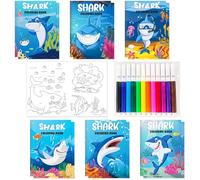 LaVenty Under The Sea Party Bag Fillers Ocean Sea Animals Party Favours Coloring Book Kids Girls Birthday Party Supplies