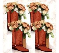 LaVenty Western Cowboy Boots Boxes Table Decoration Western Gift Boxes Table Decoration Boots for Rodeo Birthday Baby Shower Wedding Accessories