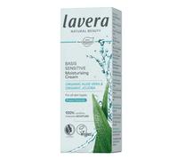 lavera basis sensitiv Moisturising Cream - aloe vera and jojoba - intense moisture - hydrates and absorbs quickly - supple skin - natural cosmetics - vegan - organic (1 x 50ml)