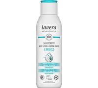 lavera basis sensitiv Body Lotion Express - aloe vera and jojoba oil - deep moisture and long-lasting care - 24h hydration - natural cosmetics - vegan - organic (1 x 250ml)