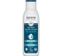 lavera basis sensitiv Body Lotion Rich - Natural Cosmetics - vegan - Organic Aloe Vera & Organic Shea Butter - certified - 250ml, white