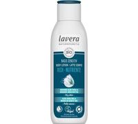 lavera basis sensitiv Body Lotion Rich - Natural Cosmetics - vegan - Organic Aloe Vera & Organic Shea Butter - certified - 250ml, white