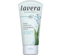 lavera basis sensitiv Moisturising Cream - aloe vera and jojoba - intense moisture - hydrates and absorbs quickly - supple skin - natural cosmetics - vegan - organic (1 x 50ml)