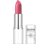 lavera Cream Glow Lipstick - Camellia Rose 11 - intense colour - silky, glossy finish - lasts up to 6 hours - natural cosmetics - 18 g