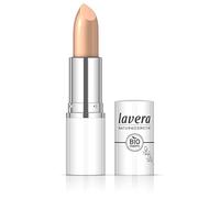 lavera Cream Glow Lipstick - Peachy Nude 04 - Intense colour - Shiny finish - High wearing comfort - Up to 6 hours hold - Vegan - Natural cosmetics (1x 18 g)