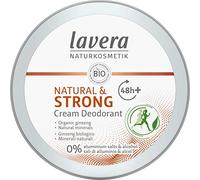 lavera Deo Creme NATURAL & STRONG 48+ h - vegan - natural cosmetics - without aluminum - active composition with organic ginseng and natural minerals