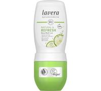 lavera Deo Roll-on NATURAL & REFRESH 50 ml | Natural cosmetics, roll-on deodorant, reliable aluminium-free protection, pleasantly fresh, for sensitive skin