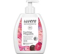 lavera Fruity care soap, organic goji and organic acai, mild cleaning, fruity fragrance, vegan, pH skin-neutral care formula, pack of 6 (6 x 250 ml)