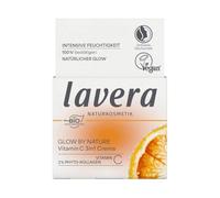 lavera Glow By Nature Vitamin C 3in1 Cream - strengthens the natural skin barrier - protects against premature skin ageing - natural Q10 - vegan - natural cosmetics - 50 ml
