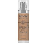 lavera Hyaluron Liquid Foundation - Warm Almond 06 - natural cosmetics - Vegan - Silky, lightweight texture - free from mineraloil - Natural hyaluronic acid & Organic almond oil - 30ml nude