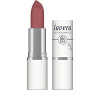 lavera Velvet Matt Lipstick - Berry Nude 01 - natural cosmetics - Comfortable wear, no drying out the lips - Gluten free -Longlasting - Organic blossom butter & Organic sunflower oil - 4,5g