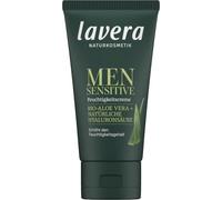 lavera men sensitive Moisturising Cream 50 ml | Vegan natural cosmetics, sensitive skin, gentle and refreshing face cream, helps relieve itching, mens care
