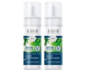 Lavera Men's Sensitive Mild Shaving Foam [2 Packs of 150 ml]
