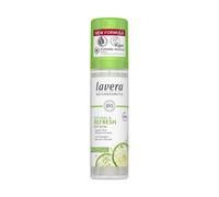 lavera NATURAL REFRESH Deo Spray - unisex - organic lime and minerals - 48h protection - no aluminium - vegan - natural cosmetics (75 ml)