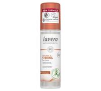 lavera Deo Spray NATURAL & STRONG 48+ h - vegan - natural cosmetics - organic ginseng & natural minerals - without aluminum - 48 hours deodorant protection - 75 ml