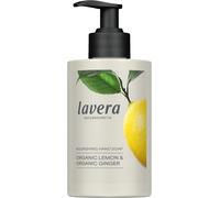 lavera organic lemon & organic ginger cleansing soap 250 ml | fresh cleansing, invigorating fragrance, skin-neutral pH, refreshing, nourishing, vegan, natural cosmetics