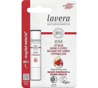 lavera Repair Lip Balm - Protects against dehydration - Instant help - with organic pomegranate & organic argan oil - vegan