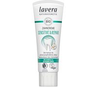 lavera Toothpaste Sensitive & Repair - for Sensitive Teeth - 24 Hours Protection - Organic Chamomile & Sodium Fluoride - Vegan - Natural Cosmetics - 75 ml