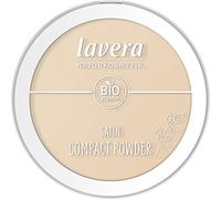 lavera Satin Compact Powder Medium 02 9.5 g Almond Oil & Rice Powder