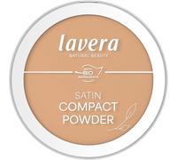 lavera Satin Compact Powder - Medium Sand 04 - Samitge Texture - Conceals Imperfections and Shine - Silky Delicate Skin Feel - Vegan - Natural Cosmetics - 10 g