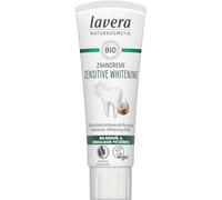 lavera Sensitive Whitening Toothpaste - 5X Protection - Natural Whitening - Gentle on Teeth - Bamboo Cellulose Cleaning Body & Sodium Fluoride - Vegan - 75 ml