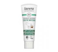 lavera Toothpaste Sensitive Whitening - 5 in 1 Protection - Natural whitening - Gentle on Tooth Enamel - Bamboo Cellulose Cleaning Body & Sodium Fluoride - Vegan - 75 ml