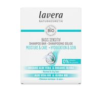 lavera Shampooing Solide Basis Sensitiv Hydratation & Soin - Without Silicone - Intensive Moisture & Gentle Care - Vegan - Natural Cosmetics - 50 g