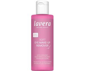 lavera Soft Eye Makeup Remover 100 ml | Vegan natural cosmetics, gentle eye makeup remover, reliably removes all makeup, mild formula, eye-friendly