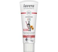 lavera Toothpaste Kids Fluoride Free - No Dyes - Protects Milk Teeth - Mild Fruity - Organic Calendula & Calcium - Vegan - 75 ml