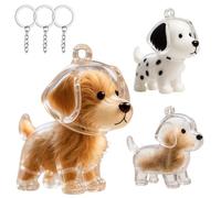 laveroar Memorial Gifts for Dog Lovers - 3PCS Pet Hair Keepsake Keychains with Transparent Capsules - Memorial Gifts for Loss of Dog