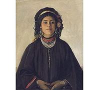 Lavery Aida Moorish Maid Portrait Painting Art Print Canvas Premium Wall Decor Poster Mural