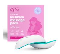 LaVie 2-in-1 Warming Lactation Massager, 2 Pack, Heat and Vibration, Pumping and Breastfeeding Essential, for Clogged Ducts, Improved Milk Flow, Mastitis