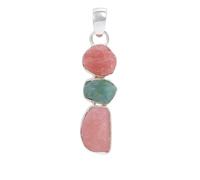Lavie Jewelz 925 Sterling Silver Pendant Handmade Gemstone Pendant Natural Multi Gemstone Pendants for women Girls - Unique Pendants Gift Special Day's (Style 3)