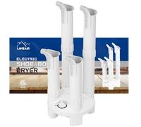 LAVIEAIR Boot Dryer, Shoe Dryer and Glove Dryer with Timer and Fan, White