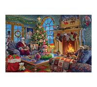Lavievert 1000 Piece Jigsaw Puzzle Game for Adults and Kids (Santa Claus)