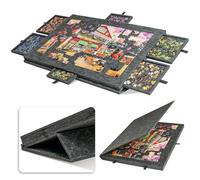 Lavievert Tilting Puzzle Board with 2-in-1 Designed Stand & Cover, Lightweight Felt Storage Case with 6 Drawers for Adults and Kids, Portable Jigsaw Puzzle Table for Games Up to 1000 Pieces
