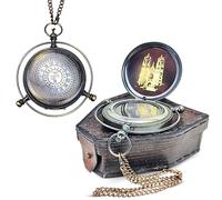 LAVILLA DECORE Handmade Antique Compass Alethiometer Unique Design - Sun Clock - Unique Anniversary & Wedding Gift-Christmas Compass Gift-Baptism Keepsake - Luxurious Antique Finish