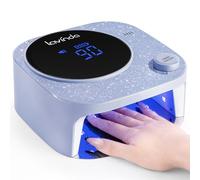Lavinda - 54W UV LED Nail Lamp, Professional UV Light for Gel Nails, Rechargeable Cordless Nail Dryer with 4 Timer Settings & Auto Sensor, Fast Curing Gel Light