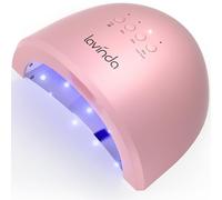 Lavinda - UV LED Nail Lamp for Gel Polish, 48W UV Light for Nail Professional Nail Dryer Quick Dry Lamp with 4 Timers, Smart Sensor, Detachable Base for